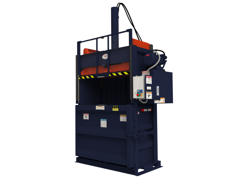 Cardboard Balers Vertical VB Series cardboard baler diagram 